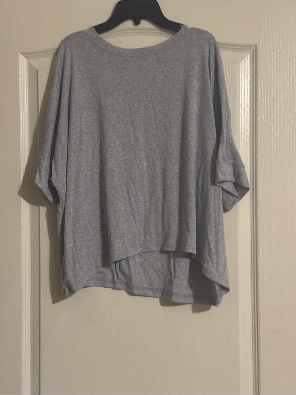 Amazon Light Gray Women's Relaxed Short Sleeve Tee